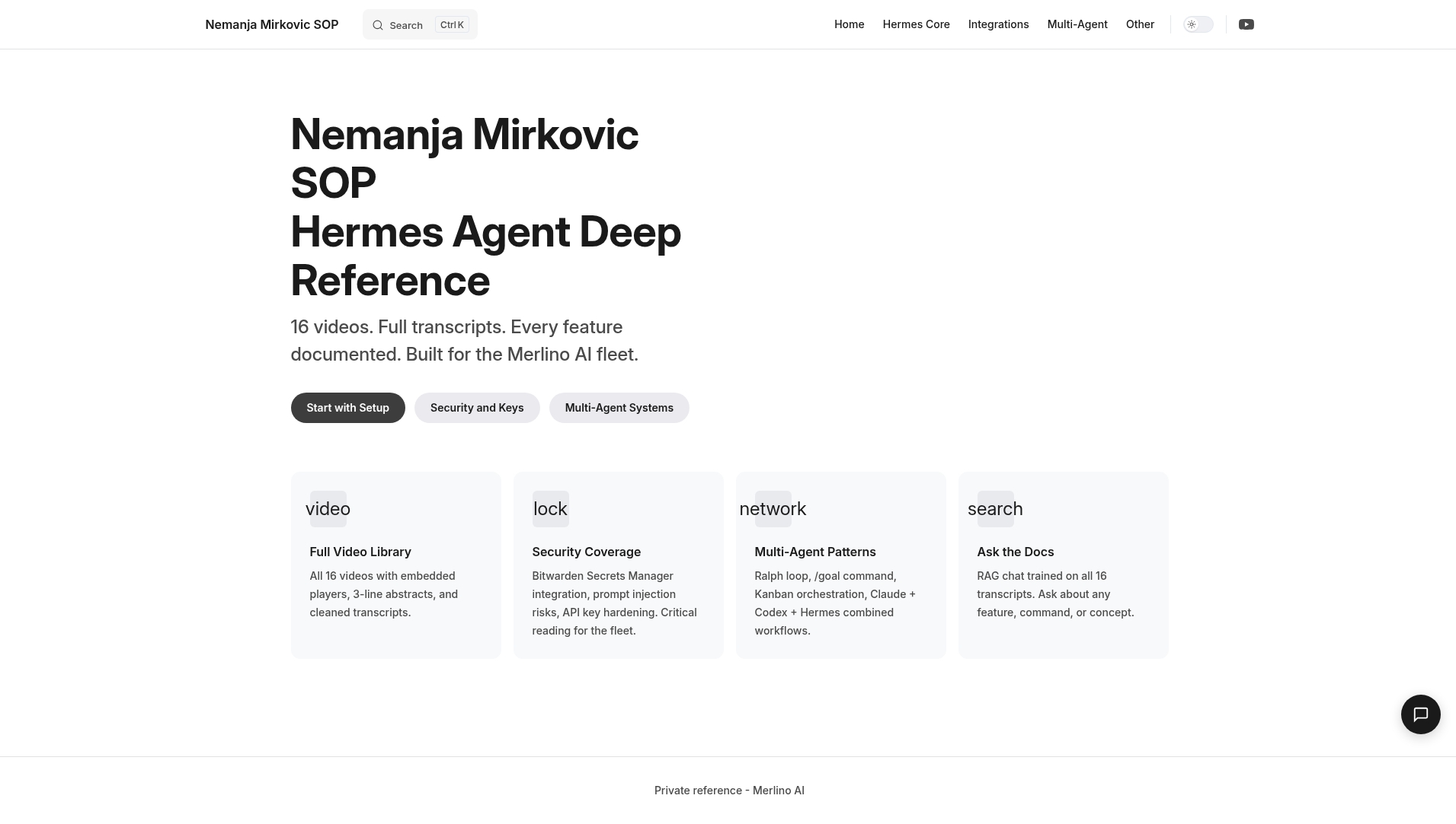 Homepage